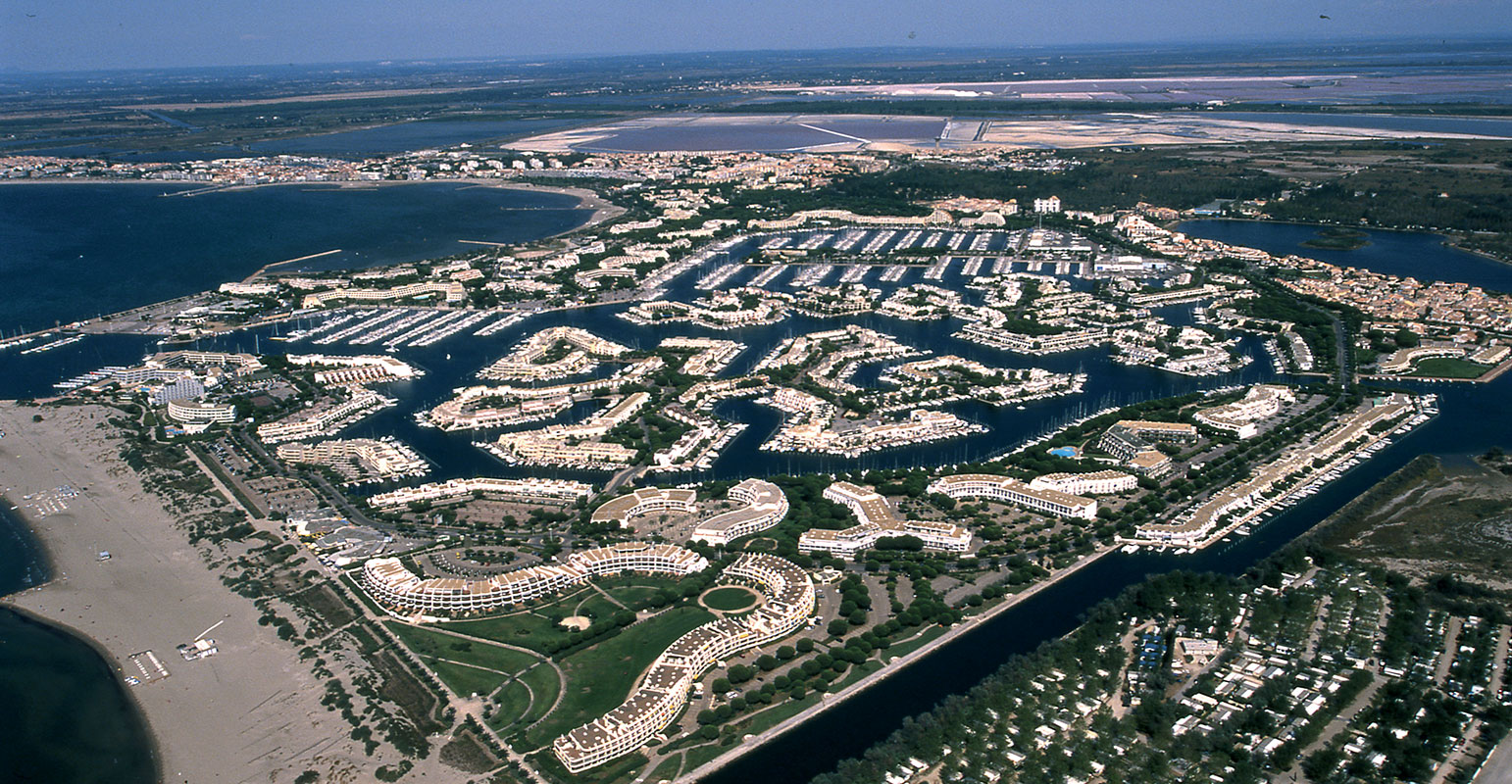 Visit of La Grande-Motte and the Marinas of Port Camargue