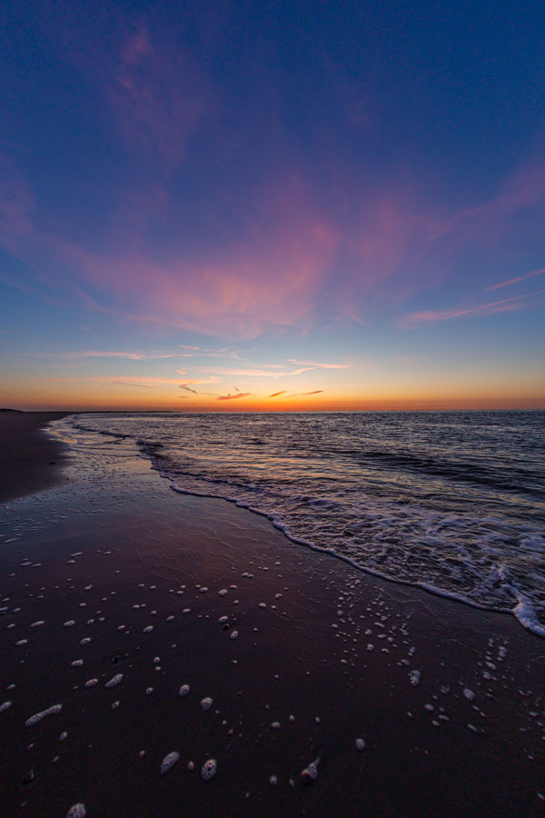 Soirée en mer Grau du roi photo coucher de soleil